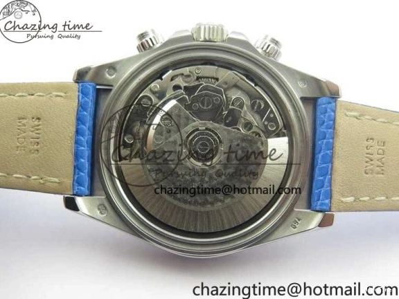 MiroTime 0215 Elegant Daytona 116519 OXF Best Edition Blue Dial on Blue Leather Strap A 3073